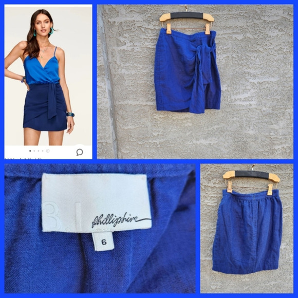 3.1‎ PHILLIP LIM Linen Mini Skirt - Picture 1 of 4